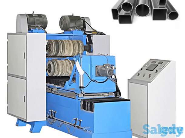 JZ-PSD1000 Двухсторонний станок для полировки металлических труб сразу по несколько штук., фотография 1