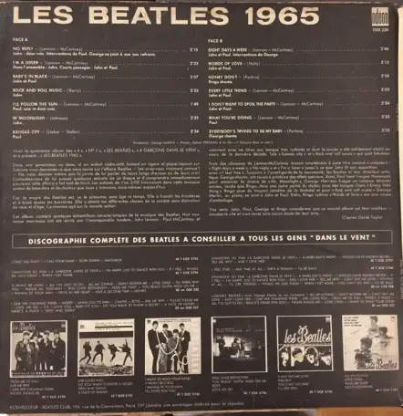 The Beatles 1965 Очень Редкий Винил, фотография 4