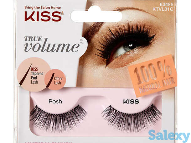 Накладные ресницы kiss true volume lash posh (ktvl01c), фотография 1