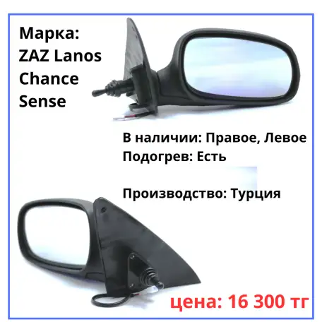 Боковые зеркала оригинальные: Renault Logan, Lada Samara, ZAZ Chance, фотография 1