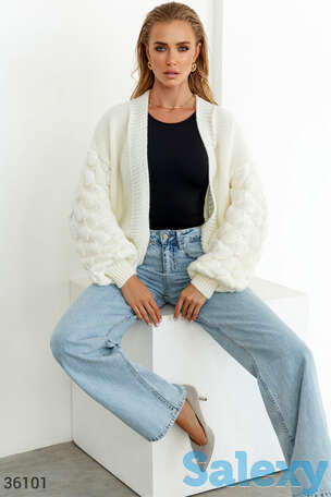 Светлый oversize-кардиган, фотография 1