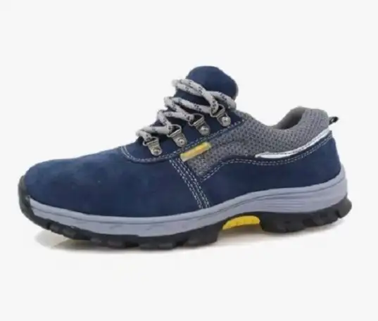 Кроссовки синие со стальным носком, фотография 1