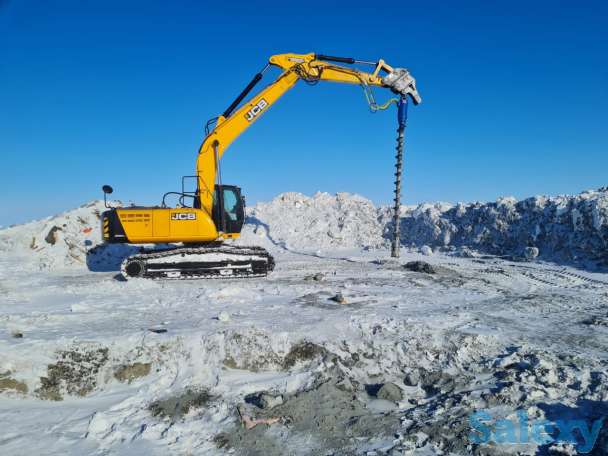 Гидробур RA700 для экскаватора-погрузчика CAT, JCB, Komatsu, Hidromek, фотография 4