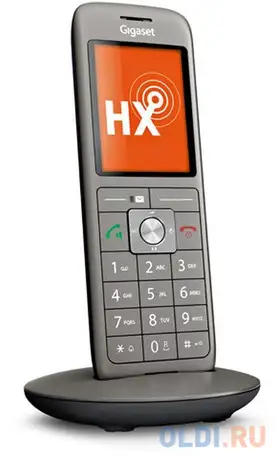 Трубка доп. dect gigaset cl660hx hsb rus черный для cl660hx, фотография 1