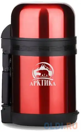 Термос для напитков/еды арктика 202-800 0.8л. красный/белый (202-800/red), фотография 1