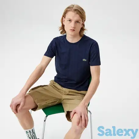 Мужская футболка lacoste oversize fit из хлопка, фотография 1