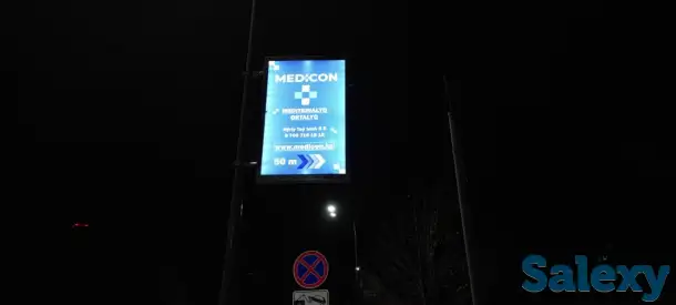 Резмещение рекламных щитов на придорожных столбах и опорах, фотография 1