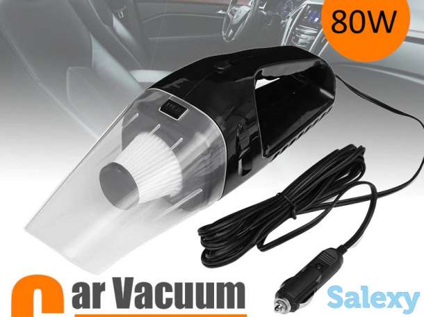 Автомобильный пылесос DRY Wet Vacuum Cleaner High Power 80 Вт, фотография 2