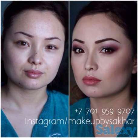 Макияж и прическа с выездом в Астане, фотография 1