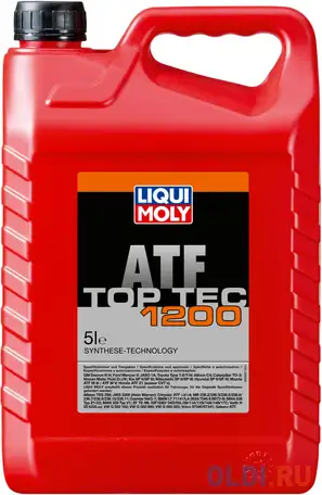 Нс-синтетическое трансмиссионное масло liquimoly top tec atf 1200 5 л 3682, фотография 1