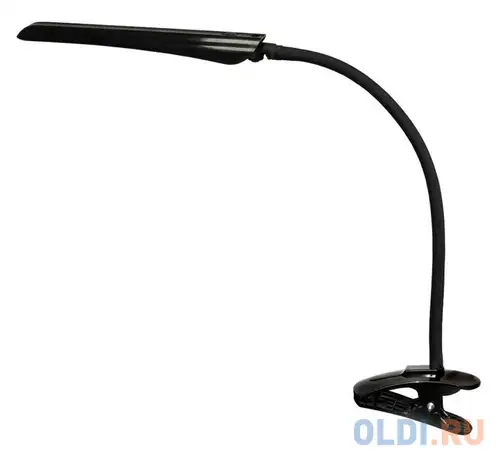 Светильник настольный трансвит гермес пш (hermes-psh/bl) на гибкой стойке черный 8вт, фотография 1