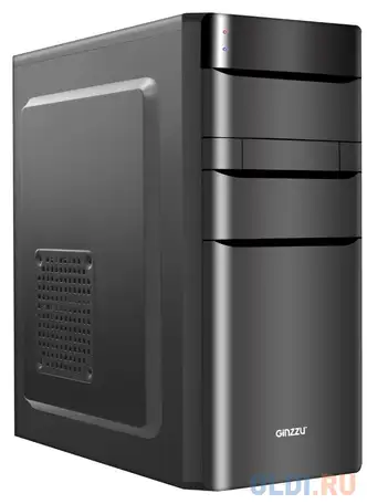 Корпус atx ginzzu a200 без бп чёрный, фотография 1