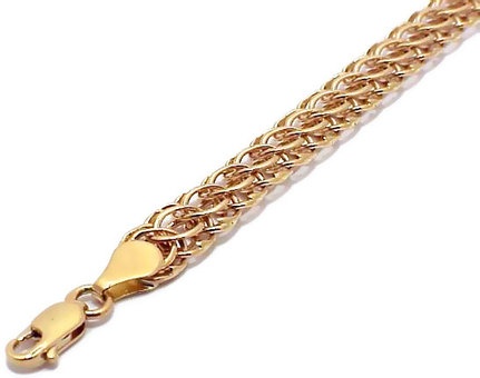 Золотая цепь ручной работы Кардинал, фотография 1