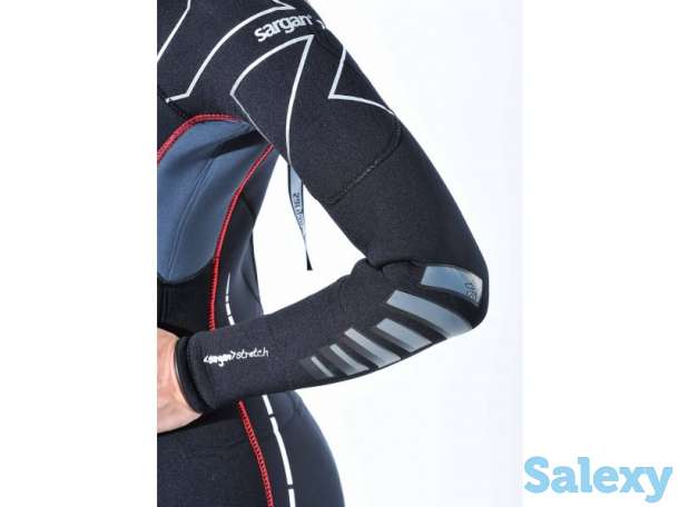 Гидрокостюм sargan nero long жен. монокостюм 3 мм красная строчка, фотография 8