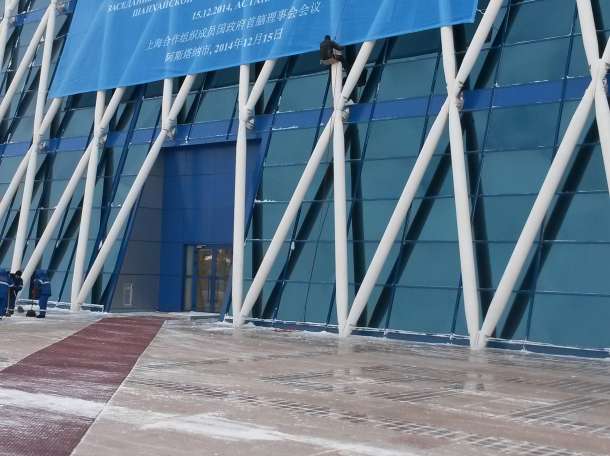 Монтаж осветительного оборудования, архитектурной подсветки на фасаде, фотография 3