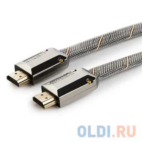 Кабель hdmi cablexpert, серия platinum, 1,8 м, v2.0, m/m, плоский, позол.разъемы,, фотография 1