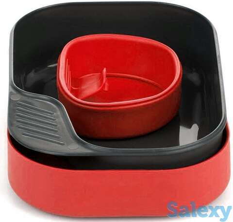 Набор посуды wildo camp-a-box basic red, фотография 1