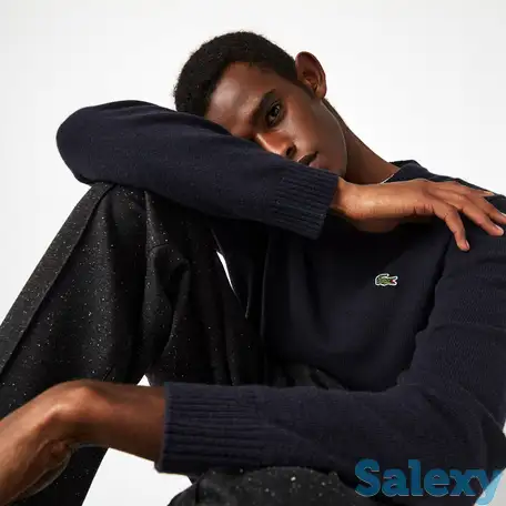 Шерстяной мужской свитер lacoste, фотография 1