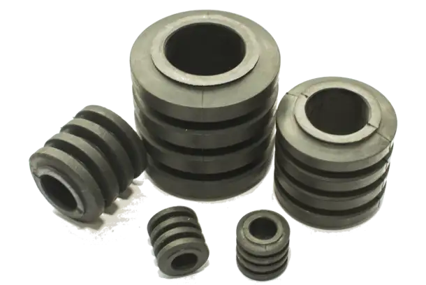 Втулки РТИ Диаметр: 10; 12; 14... мм, Высота: 6; 8; 15..., Тип: конические, фотография 1