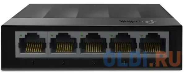 Коммутатор tp-link ls1005g 5 ports giga unmanaged switch, 5 10/100/1000mbps rj-45, фотография 1