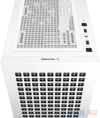 Корпус microatx deepcool ch370 без бп белый, фотография 1