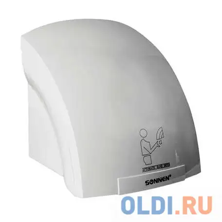 Сушилка для рук sonnen hd-688 2000вт белый, фотография 1