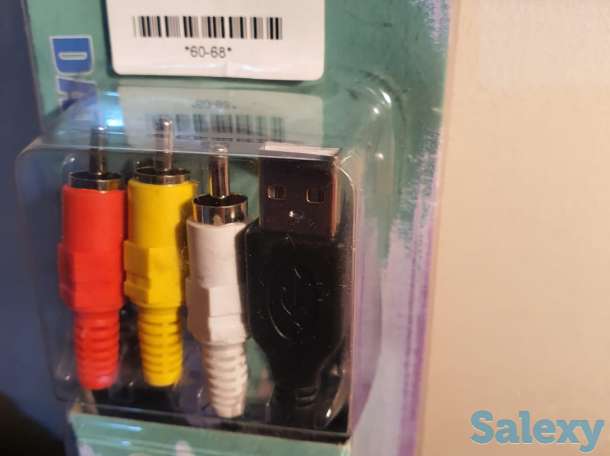 Кабель шнур USB 3 три тюльпана 3 RCA провод, фотография 1