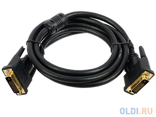 Кабель dvi-dvi 2.0м ферритовые кольца 5bites apc-096-020, фотография 1
