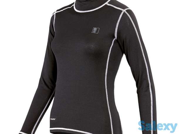 Термобелье майка сивера вуйма с воротником женская черная, фотография 2