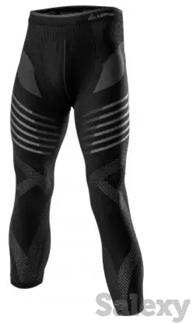 Термобрюки loffler 20-21 warm seamless hr. unterhose 3/4 transtex black, фотография 1