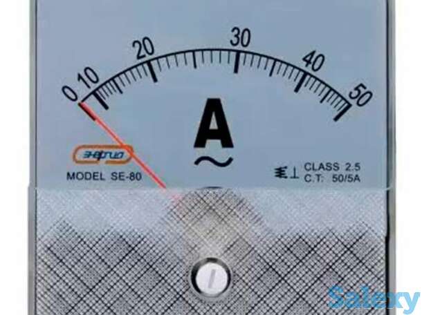 Амперметр SE-80 50А/5А Энергия, фотография 1