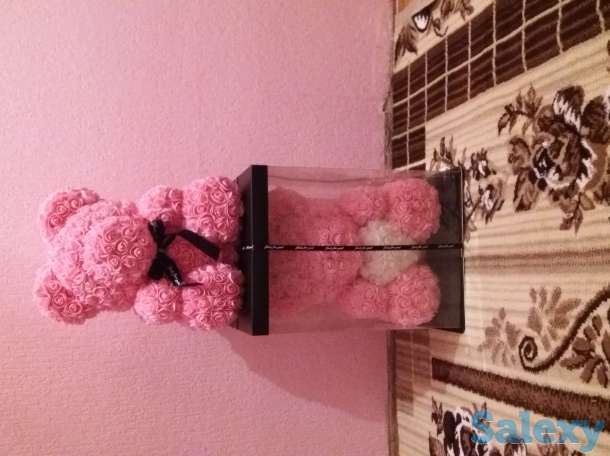 Мишка из роз Тедди ко дню всех влюбленных, фотография 7