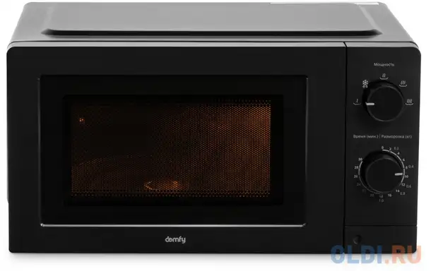 Микроволновая печь domfy dsb-mw101 700 вт чёрный, фотография 1