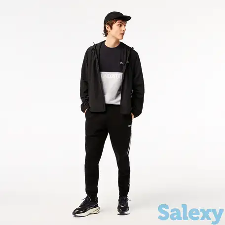 Мужские спортивные брюки lacoste в полоску, фотография 1