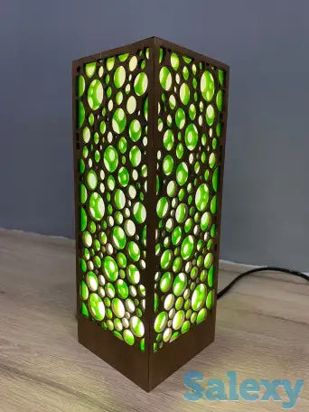 Зелёный Интерьерный лампа-ночник, фотография 5