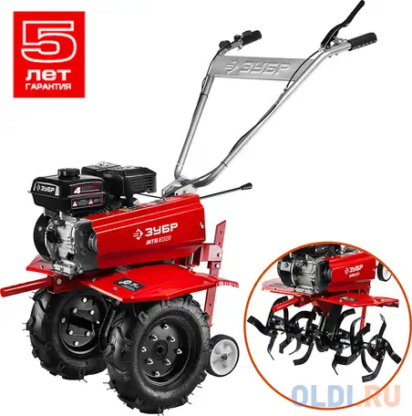 Мтб-300 мотоблок бензиновый 212 см3, зубр, фотография 1