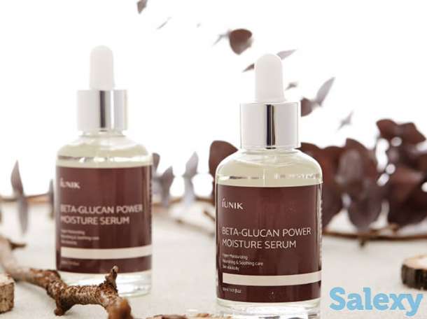 Сыворотка для лица iunik beta-glucan power moisture serum, фотография 3