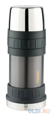 Термос thermos 2345gm 0,47л серебристый чёрный, фотография 1
