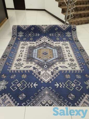 Коврик Голубой Кечуа ковер ковровая дорожка Ширина 200 см, фотография 1