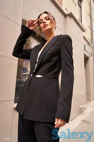 Черный жакет от дизайнеров gepur, фотография 1