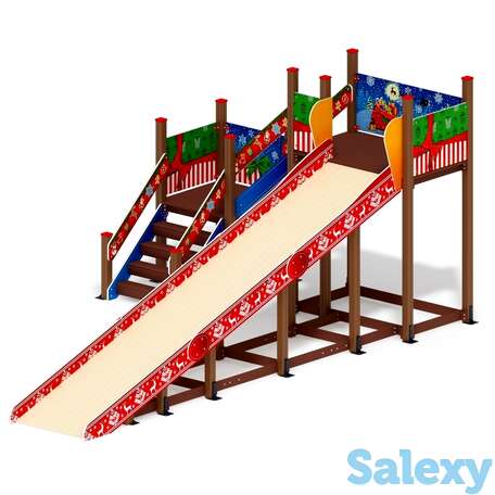 Горка зима (новый год) н-2000 ио 49.01.02-01, фотография 1