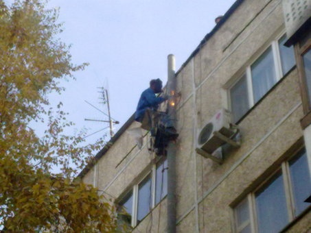 Промышленный альпинизм ,высотные работы, фотография 9