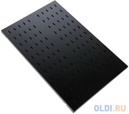 Цмо полка перфорированная грузоподъёмностью 100 кг глубина 1000 мм св-100у-9005 черный, фотография 1