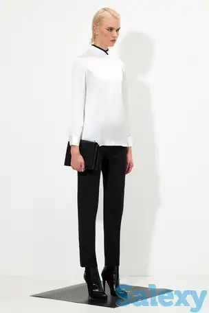 Блузка c воротником-стойкой vassa&co, фотография 1