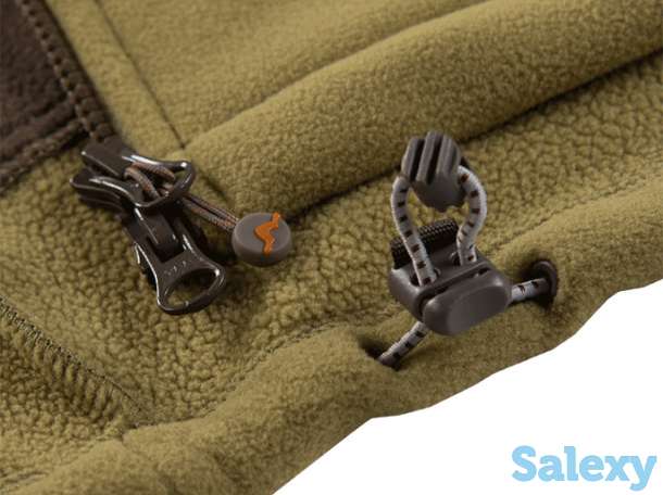 Куртка флисовая спортивная теплая сивера караган 2.0 олива/трюфель, фотография 7