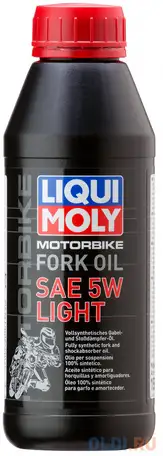 1523 liquimoly синт. масло д/вилок и амортиз. motorbike fork oil light, фотография 1