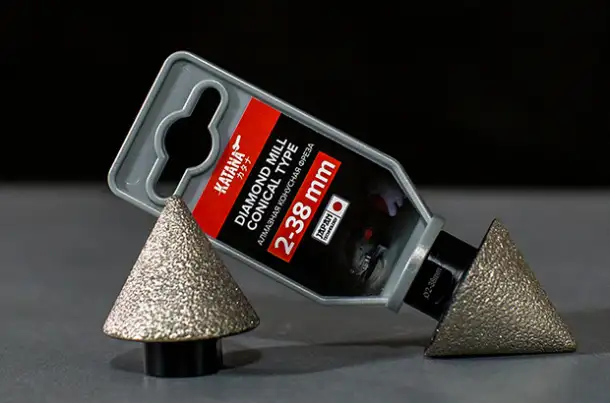 Алмазные фрезы-KATANA Diamond Mill Conical Type, фотография 3