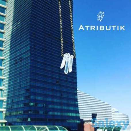 Цепочка с кулоном из кварца, фотография 1