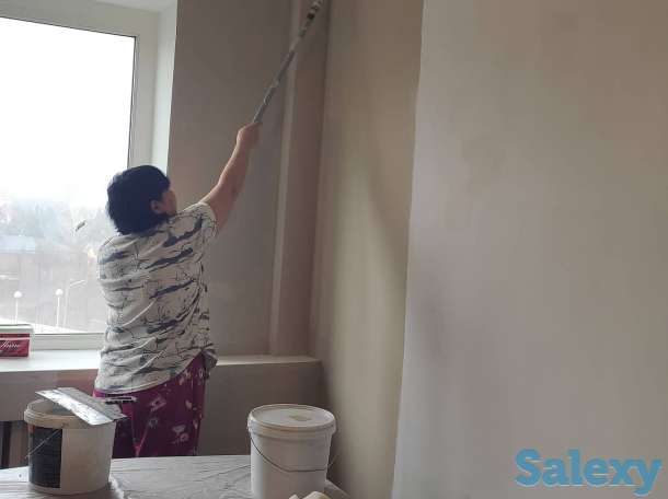 Побелка, обой, левкас, шёлк., фотография 9