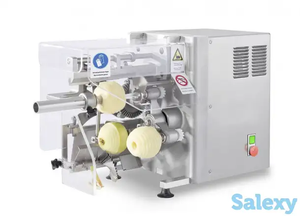 Машина для чистки, нарезания, удаления сердцевины яблок 70-100 кг/час, фотография 1